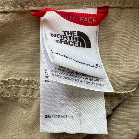 The North Face Women's Horizon II Pants Roll-Up Cuffs Relaxed Fit Beige Size 12 - Picture 12 of 16